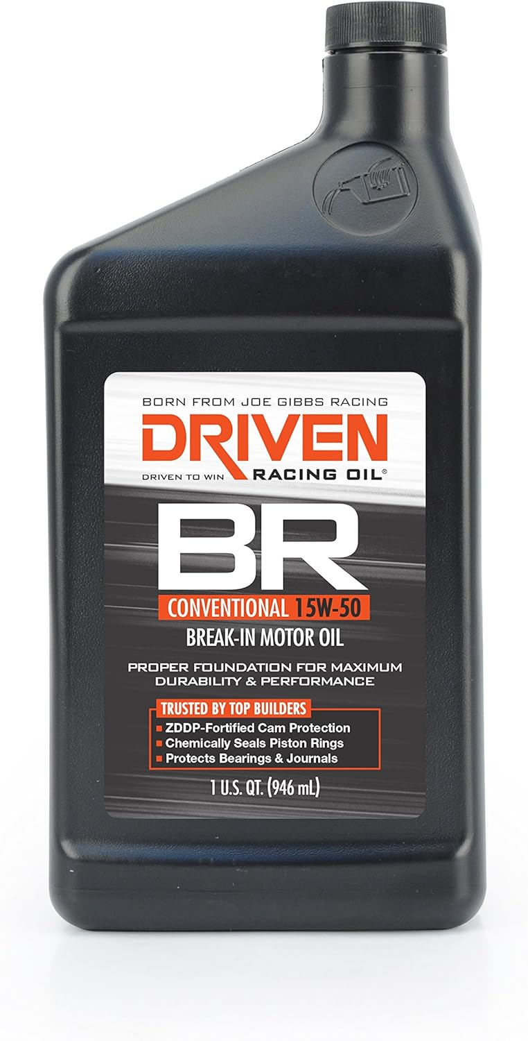 Driven Racing Oil BR 15W-50 Break-In Motor Oil - 1 Quart