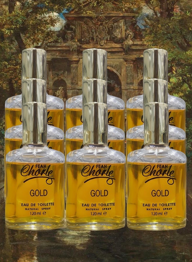 كوزمو ديزاينز‎ 9 قطع عطر فيا تشورل جولد للنساء 120 مل - Image 1