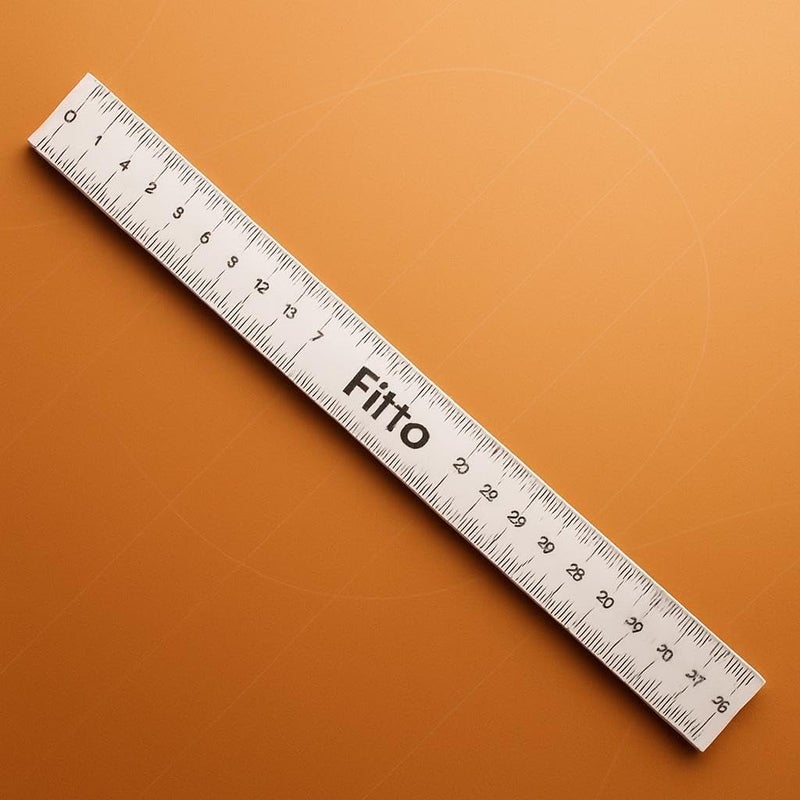 Fitto Aluminium Ruler Scale 40cm, Durable Measuring Tool for Accurate Measurements - Image 3