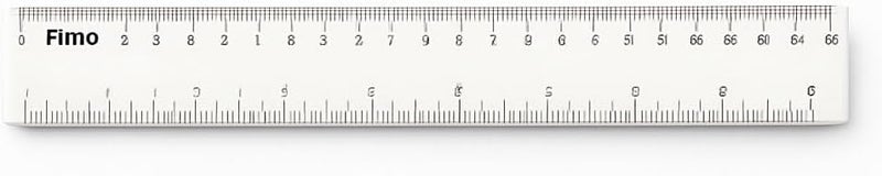 Fitto Aluminium Ruler Scale 40cm, Durable Measuring Tool for Accurate Measurements - Image 1