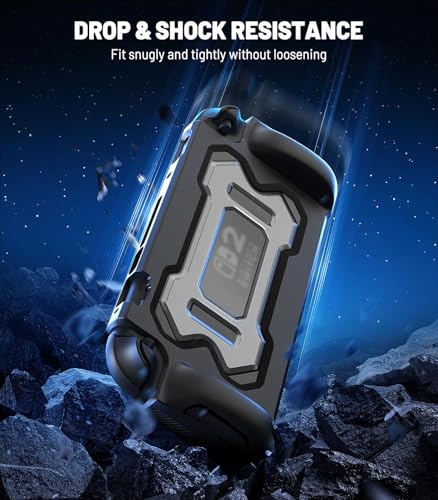 MoKo Protective Case for Nintendo Switch 2 2025, TPU Grip Cover Case with Ergonomic and Shockproof Design Compatible with Nintendo Switch 2 Console Accessories, Black - Image 3