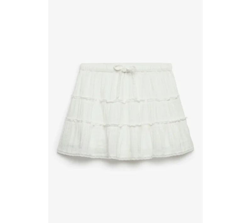 Superdry Cheesecloth Tiered Mini Skirt