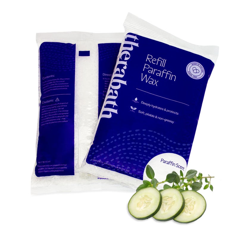 Therabath Paraffin Wax Refill Use To Relieve Arthritis Pain and Stiff Muscles Deeply Hydrates and Protects 6 lbs Cucumber Melon wThyme Scent