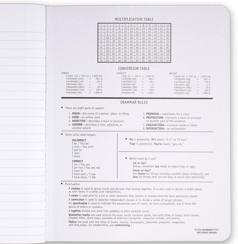 Mead Composition Notebooks, 6 Pack, College Ruled Paper, 7-1/2" x 9-3/4", 100 Sheets, Assorted Bright Colors (850106-ECM) - Image 3