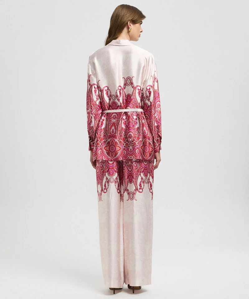 Ipekyol  Color-Block Belted Blouse for Women | Best Price UAE