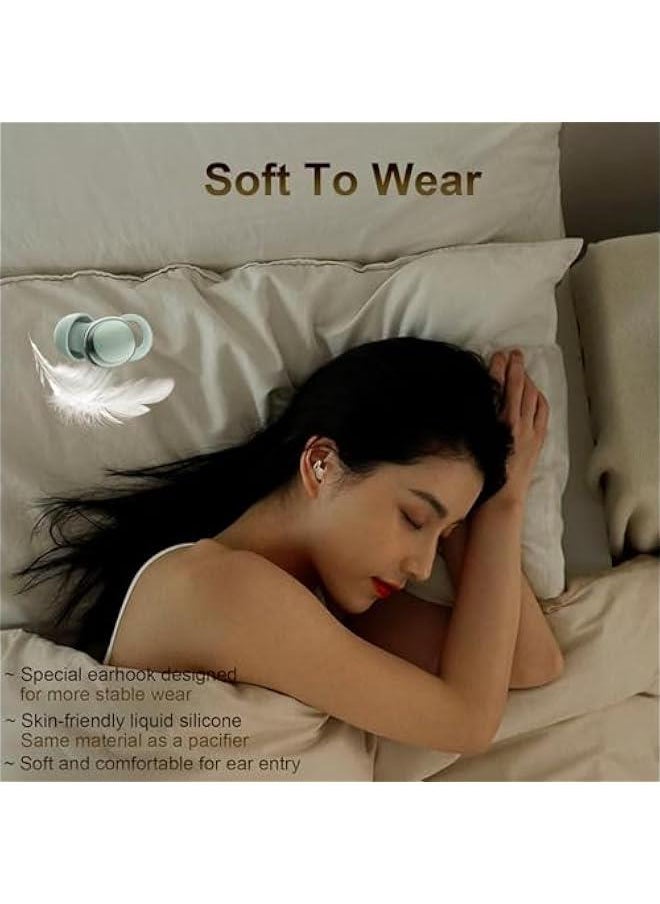 Generic Mini Small Sleeping Sleep Earbuds Buds for Side Sleepers Smallest Tiny Invisible Earbuds Hidden Ear Buds for Sleeping On Side Noise Cancelling Sleep Ear Buds Headphones  - Image 3