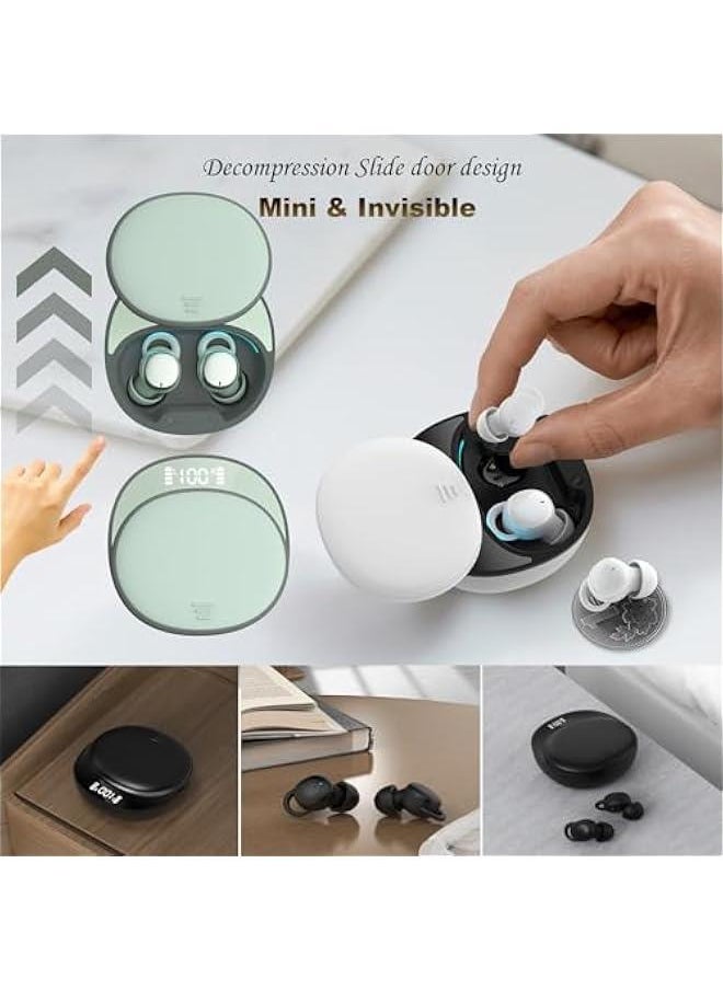 Generic Mini Small Sleeping Sleep Earbuds Buds for Side Sleepers Smallest Tiny Invisible Earbuds Hidden Ear Buds for Sleeping On Side Noise Cancelling Sleep Ear Buds Headphones  - Image 5