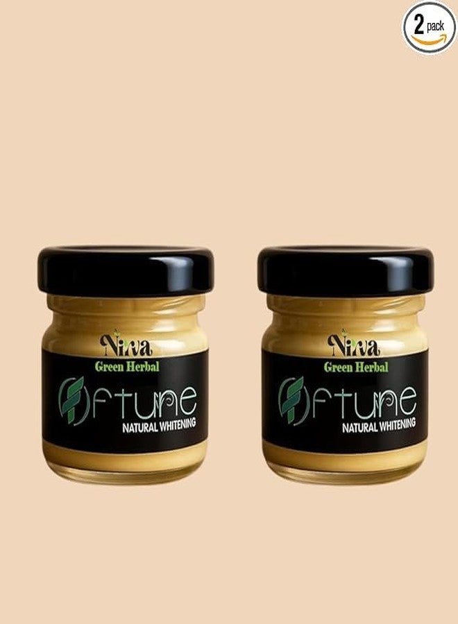 Nirva FaceTune (ftune) | Nirva Green Herbal | Night Whitening Cream Hydrating Moisturizer for Smooth Dark Spot Removal Lightweight & Gentle Cream Even-Toned Skin (50GM) - Image 2