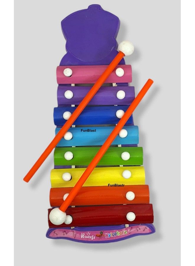 FunBlast Xylophone Toys For Kids Early Development Learning Toy Hand Knock Piano Toys With 8 Voice Note For Kids Babies Boys And Girls Musical Toy (Multicolor) - Image 3