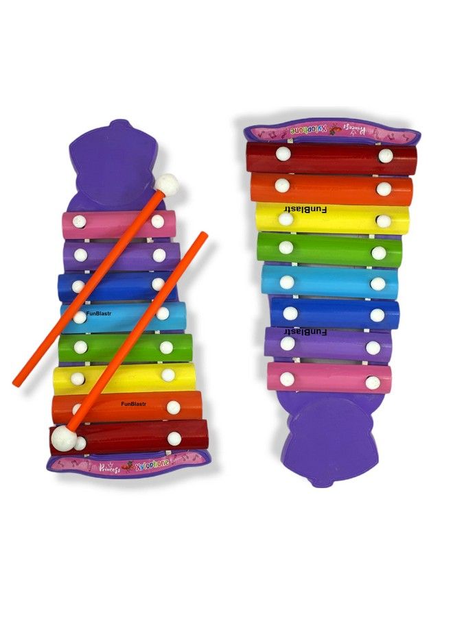 FunBlast Xylophone Toys For Kids Early Development Learning Toy Hand Knock Piano Toys With 8 Voice Note For Kids Babies Boys And Girls Musical Toy (Multicolor) - Image 1