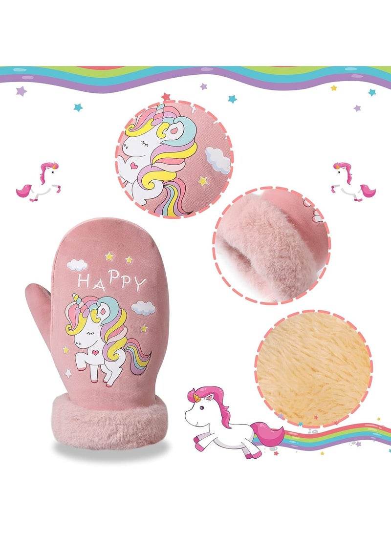 general Winter Boy Girl Gloves, Warm Gloves Warm Fleece Toddler Gloves, Girls Boy Ski Gloves for Ice Skating, Cycling, Running and Outdoor Activities - Image 2