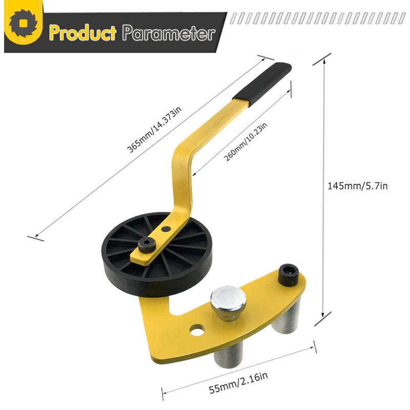 Deck Straightening Tool 8mm Heavy-Duty Steel Plate - Non-Slip Stainless Steel Grips Adjustable 1.6 To 2.8 Inches Warp Fixer for DIY Deck Installation, Deck Repair, Contractor Use - Image 4