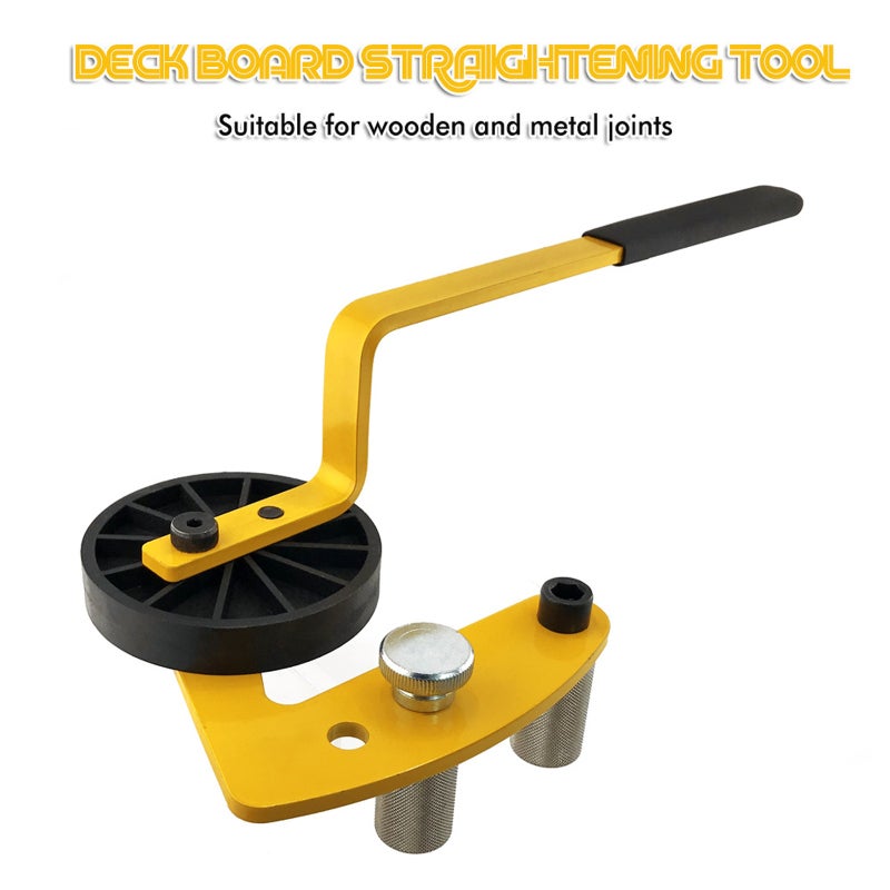 Deck Straightening Tool 8mm Heavy-Duty Steel Plate - Non-Slip Stainless Steel Grips Adjustable 1.6 To 2.8 Inches Warp Fixer for DIY Deck Installation, Deck Repair, Contractor Use - Image 3
