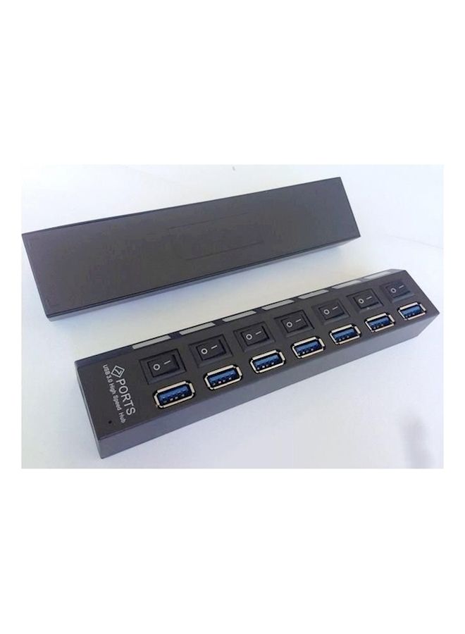 NIBEMINENT 7 Port Usb 3.0 Hub Black - Image 3