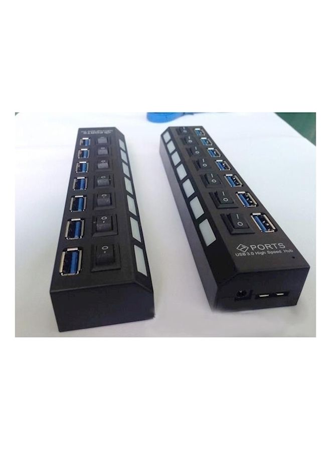 NIBEMINENT 7 Port Usb 3.0 Hub Black - Image 4