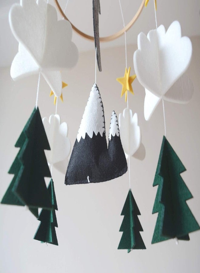 Sorrel + Fern Baby Crib Mobile - Wooden Hanging Nursery Baby Mobile for Crib, Nursery Decor for Boys & Girls, Perfect Shower Gift (Starry Woodland Night) Also Fits Bassinets, Sorrel + Fern - Image 2