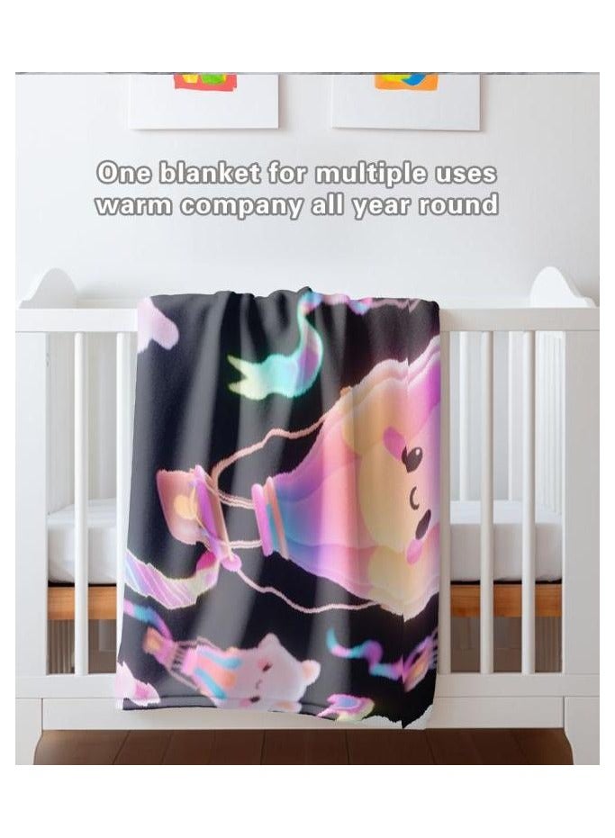 general Flannel thin blanket (warm and comfortable, suitable for sleep, gaming, dust removal and sandproof) 150cm*200cm - 570 - Image 5