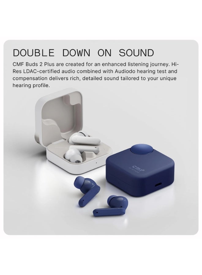 cmf by NOTHING سماعات CMF Buds 2 Plus اللاسلكية زرقاء - Image 3