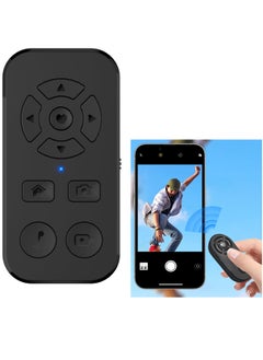 Bluetooth Remote Scrolling Remote Control for iPhone and Android Smartphone Camera Photo and Video Clicker for iPhone Samsung Neck Strap Include Bluetooth Page Turner for Kindle App and Tiktok