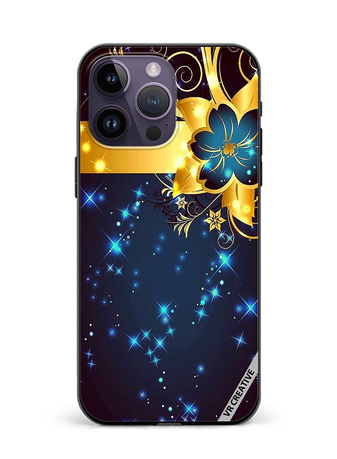 VR CREATIVE Protective Case Cover For Apple iPhone 15 Pro Flower Design Multicolour - Image 1