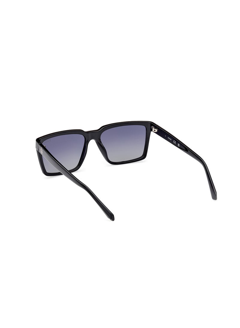 GUESS Men's Polarized Square Sunglasses - GU0008401D58 - Lens Size: 58 Mm - Image 5