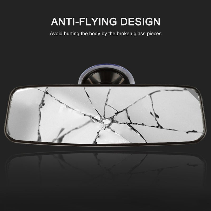Universal Interior Rear View Mirror Suction Rearview Mirror for Car - Image 4