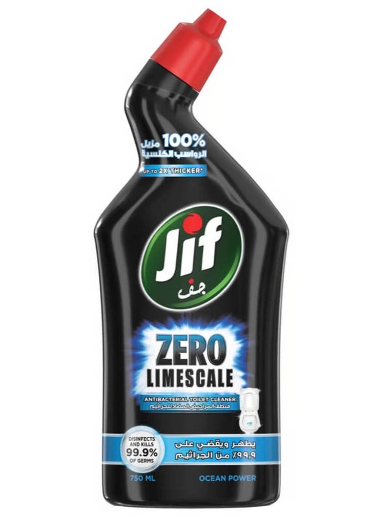 جيف منظف ​​المرحاض المضاد للبكتيريا زيرو لايمسكيل أوشن باور 750 مل - Image 1