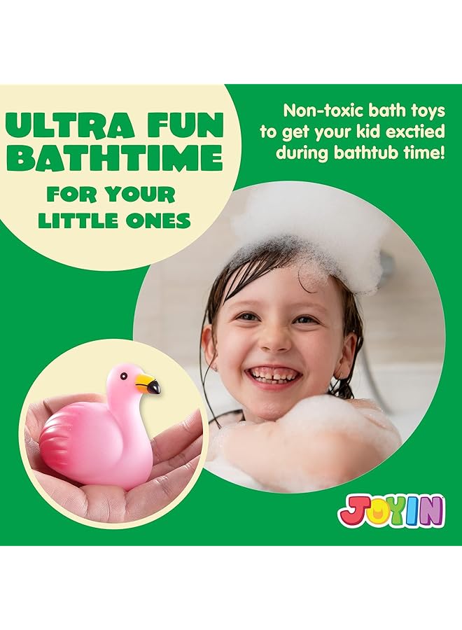 JOYIN 12Pcs 2.5'' Light Up Bath Toys Kids Toddler Flashing Colorful Led Light Bathtub Toys Baby Bathtime Floating Toys Infant Boy Girl Shower Toys For Birthday Swimming Pool Party - Image 4