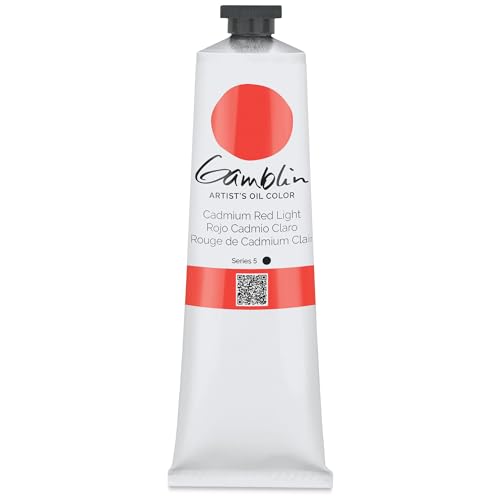 Gamblin Oil Color Cadmium Red Light 150 ml tube - Image 1