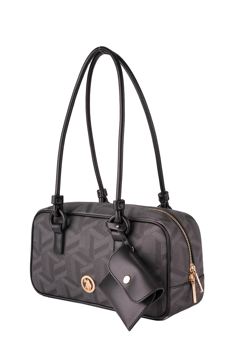 U.S. Polo Assn. Women's Shoulder Bag, Ladies Large Capacity Hobo Bag, Handbag Tote Bags Clutch Bag, Women's Leather Hobo Bag, Women's Tote Bag, Women's Shoulder Bag, Women's Hand Bag, Women's Travel Bag, for Office Sling Bag Side Bag and Girls College Students - Image 2