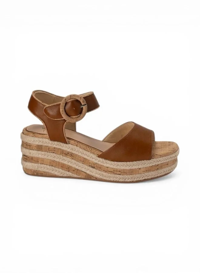 Bata Platform Strap Wedge Sandals