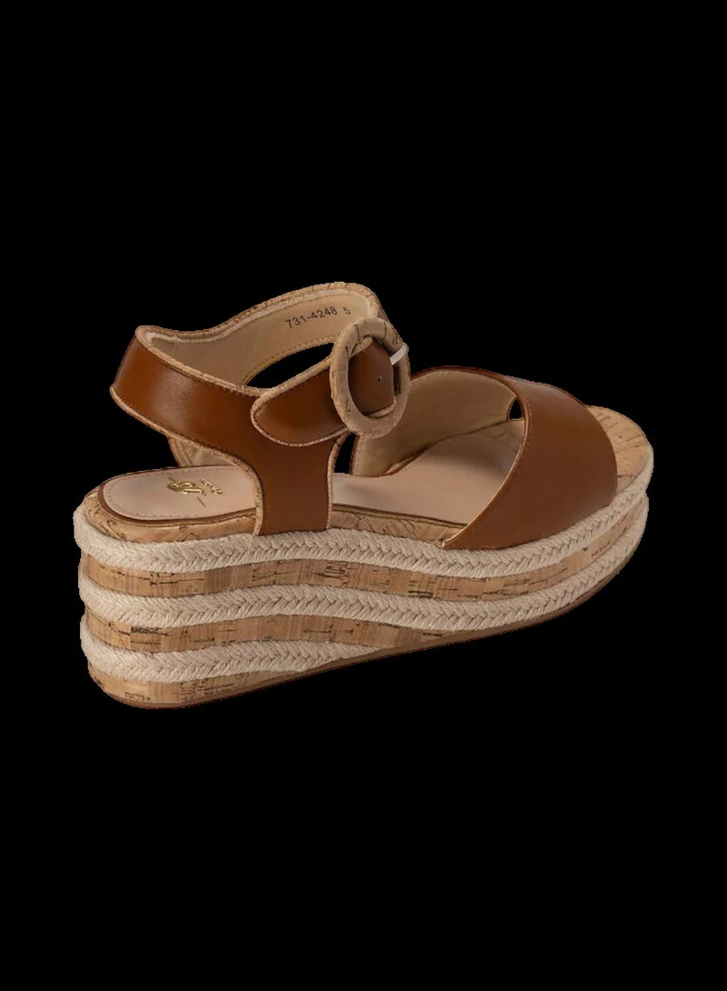 Bata Platform Strap Wedge Sandals