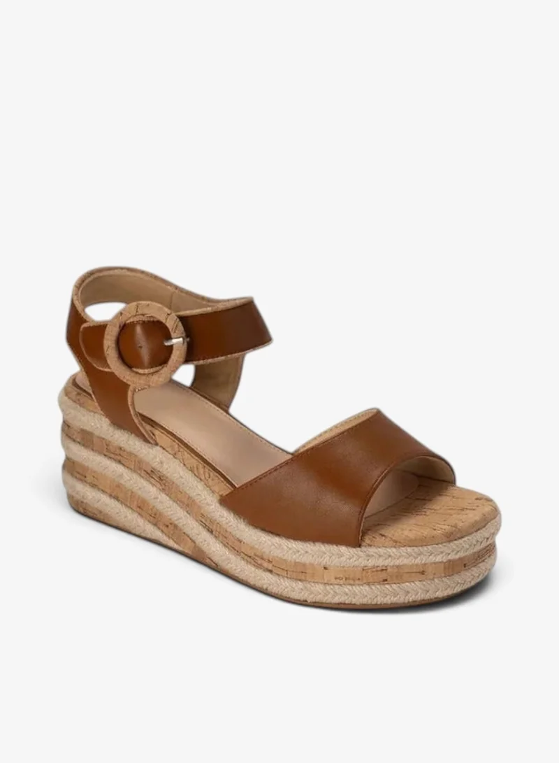 Bata Brown Platform Strap Wedge Sandals for Women | Best Price UAE