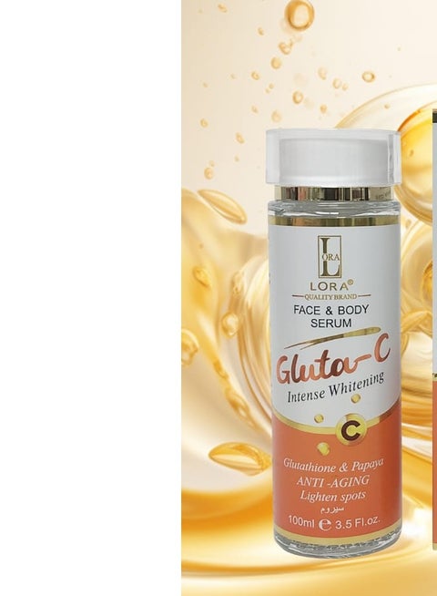tatiomax gold glutathione 1800 mg review LORA Face Body Serum Gluta C Intens Whitening 100Ml | Best Price KSA