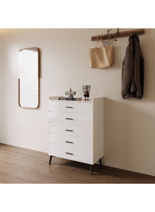 Home Box Marwell Sintered Stone Top Chest of 5-Drawers 40 x 109.5 x 80 cm  - Image 4