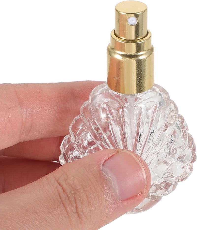 GALPADA 3pcs 15ml Refillable Glass Spray Bottles Portable Pocket Perfume Atomizers with Black, Gold, and Silver Nozzles for Travel and Daily Fragrance Storage - Image 4