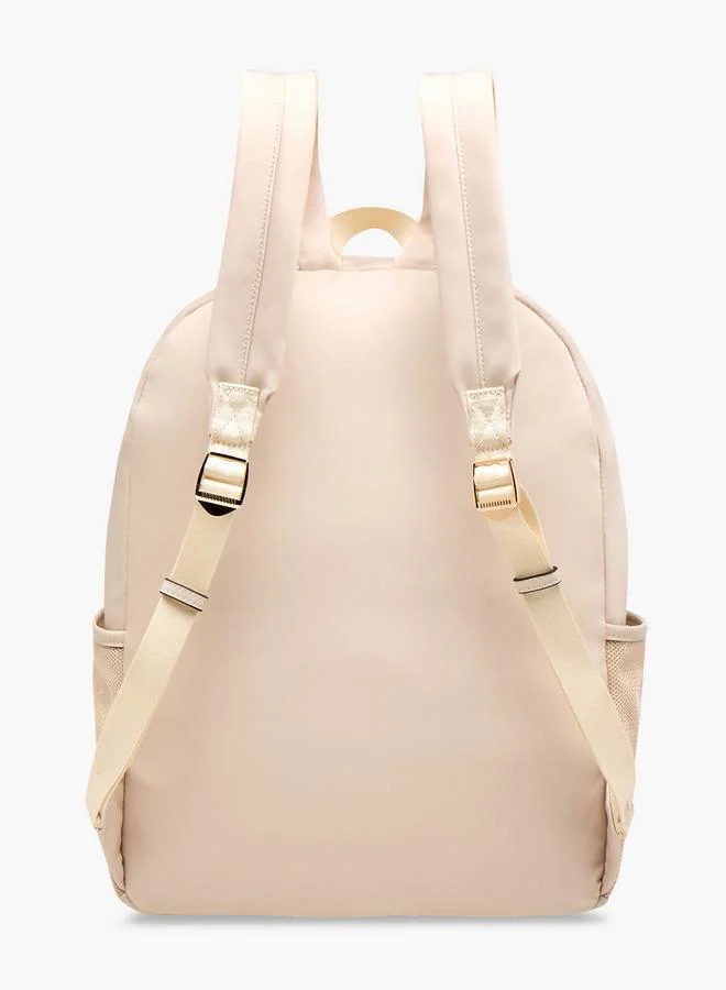 Missy  Solid School Backpack With Adjustable Straps And Detachable Pencil Pouch - 28X16X36 Cm for Women | Best Price UAE
