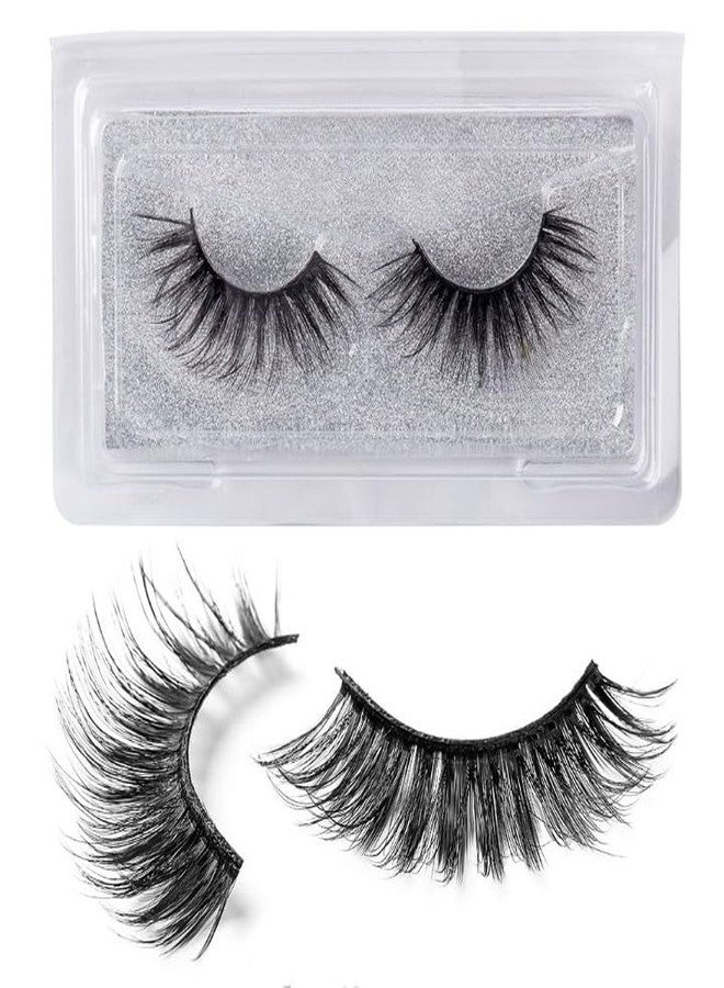 Plenteous Magnetic Eyelashes Cat Eye Lashes False Eyelashes Magnetic Lashes Natural Look with Applicator Reusable No Glue or Liner Needed Soft Magnetic Fake Eyelashes - 1 Pair, Multi Color. (6D-05) - Image 1