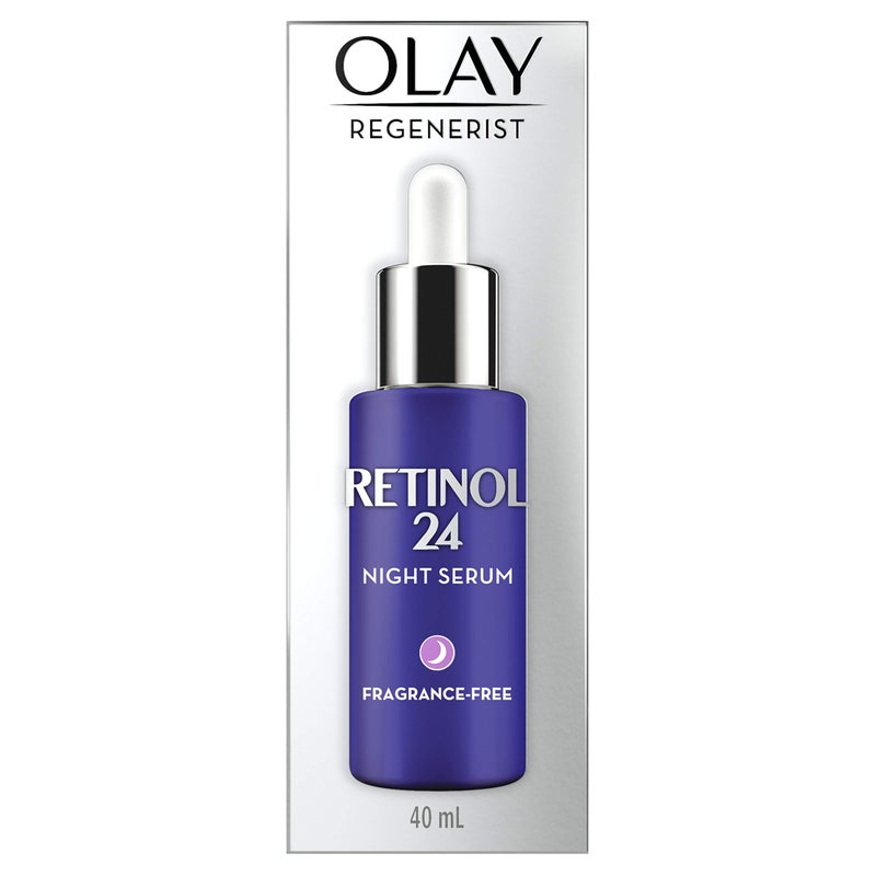 Olay Retinol 24 MAX Night Smoothing Serum, Fragrance â€“ Free, 1.3 Oz - Image 2