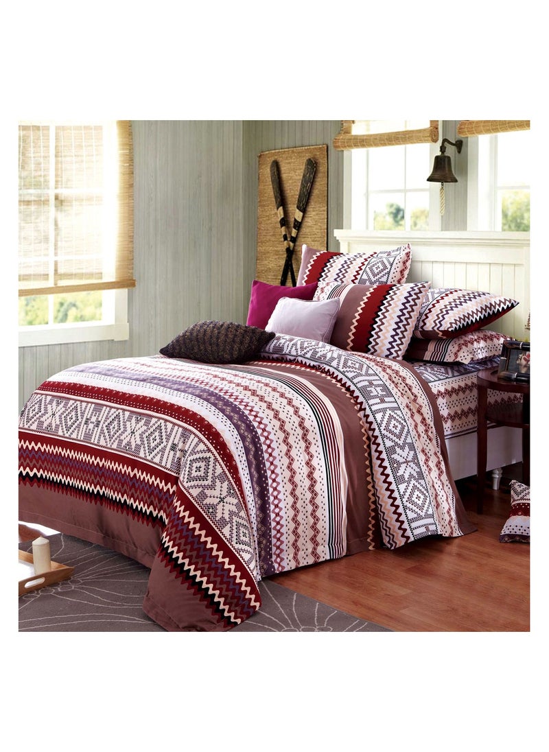 Family Bed Steak Bed sheet 100% Cotton 4 pieces size 180 x 200 cm Model 4013 from Family Bed  - Image 1