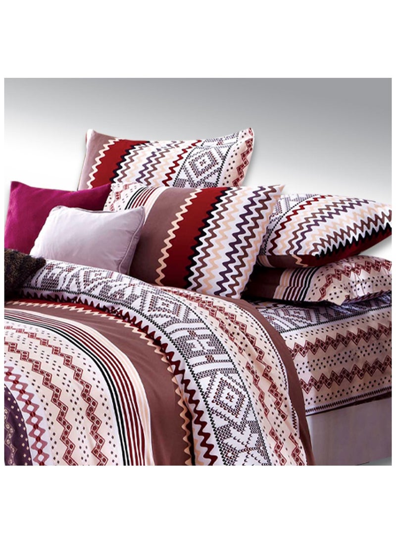 Family Bed Steak Bed sheet 100% Cotton 4 pieces size 180 x 200 cm Model 4013 from Family Bed  - Image 3