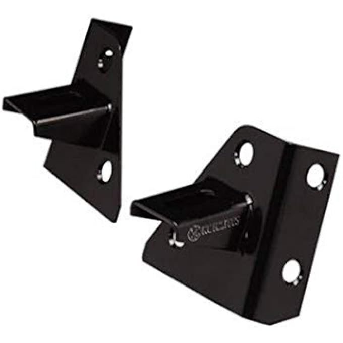 KC Hilites 7321 19761995 Jeep Wrangler Yj Windshield Hinge Light Mount Brackets  Set Of 2