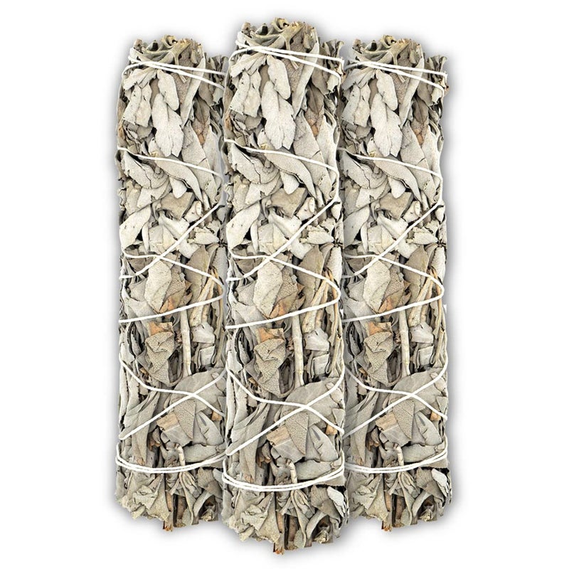 ESPOIR AMOUR White Sage 7 3 Spiritual Sage Sticks for Smudging Healing and Ritual HandTied Sage Smudge Sticks to Cleanse Negativity Sustainably Harvested 7 Inch Californian Sage Bundle