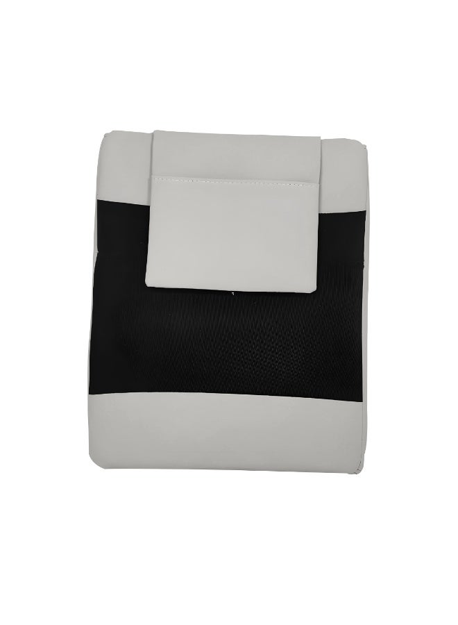 3XR Universal Car Armrest Cover with Memory Foam Cushion, Center Console Arm Rest Pad Protector, Waterproof PU Leather, Anti-Wear Elbow Support Pad for Car, SUV, Sedan, Truck, Jeep, Interior Accessories, 5412 - grey - Image 5