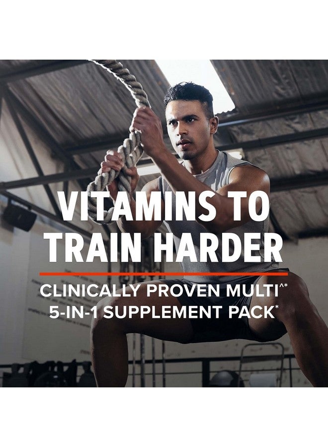 GNC AMP Men’s Extreme Training Vitapak Program, 5 Products in 1, Convenient Vitamin Pack for Performance & Endurance, Adult Multivitamin, Proven Ingredients, Caffeine, Nitric Oxide, 30 Day Supply - Image 2