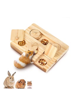 6 in 1 Interactive Foraging Toys for Hamsters Rabbits and Small Pets Mental Stimulation Enrichment Play