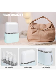Necomi 4 in 1 Travel Bottle Set, Travel Containers Set for Toiletries, Leak-Proof Refillable Plastic Bottles with Lid for Shampoo Conditioner Lotion Liquids  - Image 2