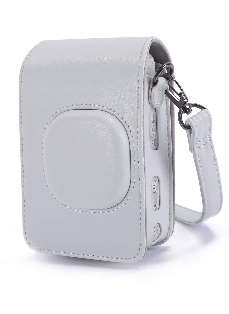 Y&D - Case for Instax Mini Liplay Hybrid Instant Camera and Printer , Soft Shockproof with Detachable/Adjustable Shoulder Strap Fujifilm (Smoke Grey) - Image 1