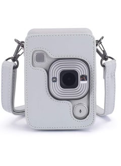 Y&D Case for Instax Mini Liplay Hybrid Instant Camera and Printer , Soft Shockproof with Detachable/Adjustable Shoulder Strap Fujifilm (Smoke Grey)  - Image 3