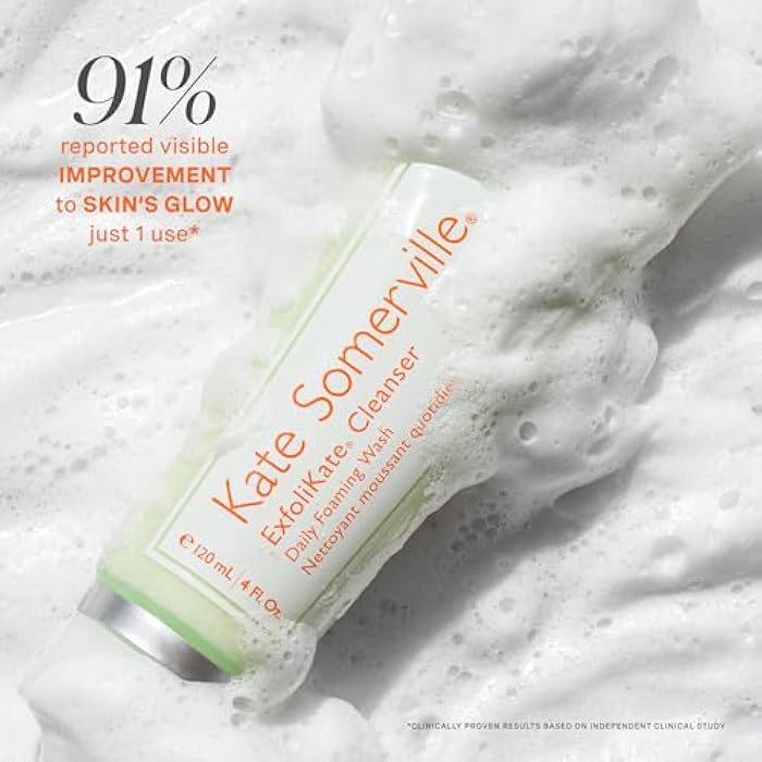 Kate Somerville ExfoliKate Cleanser – Daily Exfoliating Foaming Face Wash – Clinically Formulated Glycolic Acid and Lactic Acid Gentle Facial Scrub - Image 2